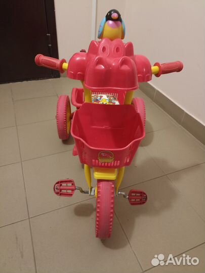 Детский велосипед с ручкой бу