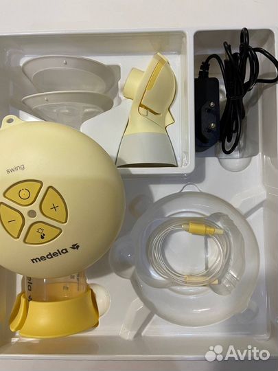 Молокоотсос medela swing flex электрический