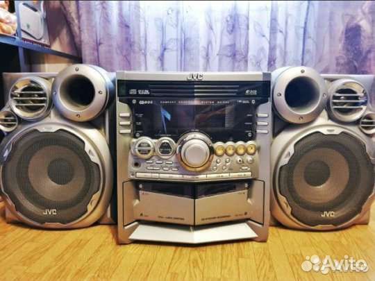 Музыкальный центр Panasonic с Саб и Jvc в отличн