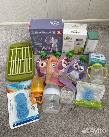 Бутылочки, ниблеры, паучи и другое