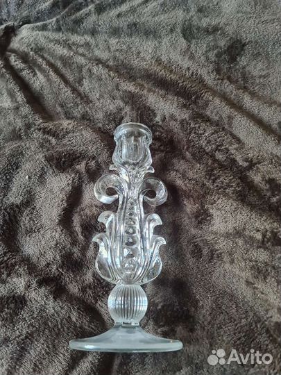 Подсвечник хрустальный СССР