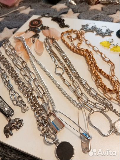 Украшения бижутерия пакетом