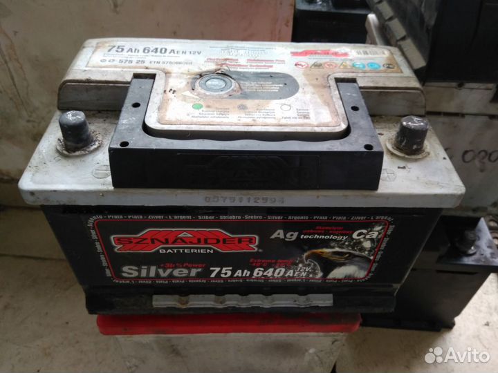 75Ач аккумулятор б/у Sznajder Silver