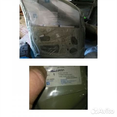 Новая передняя левая дверь chevrolet rezzo
