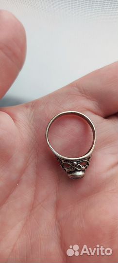 Серебряное кольцо 875