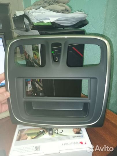 Консоль панели под магнитолу logan stepway