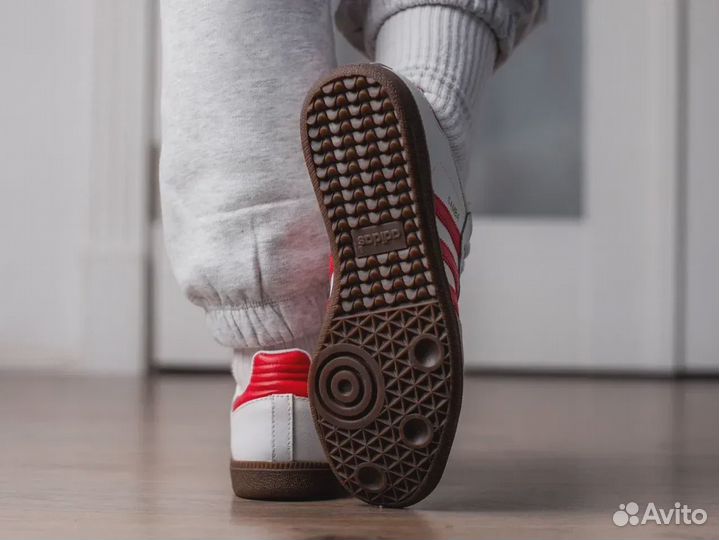 Adidas Samba OG White Better Scarlet