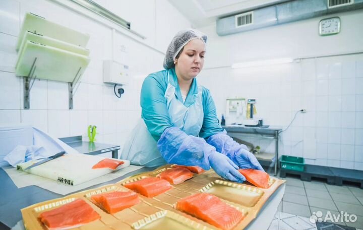 Вахта в Москве Фасовщик морепродуктов