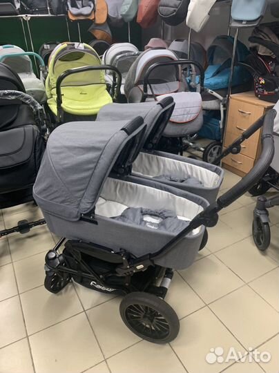 Детские коляски для двойни на гаранти