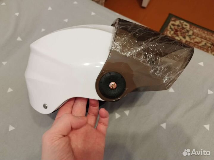 Мотошлем SDR белый