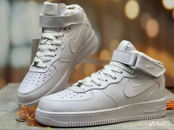 Nike air force 1 белые разм. 44