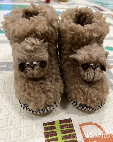 Чуни из натуральной овчины