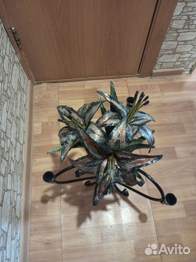 Подсвечник кованный