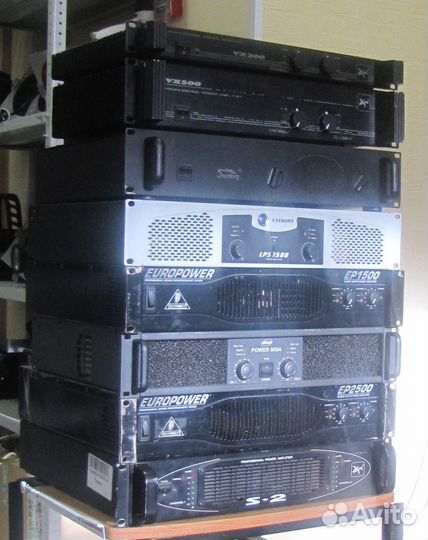 Усилители звука Pro 180-3300W PV Crown QSC C-M CVG