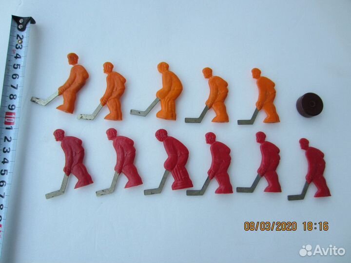 Хоккей СССР - 11 хоккеистов и шайба