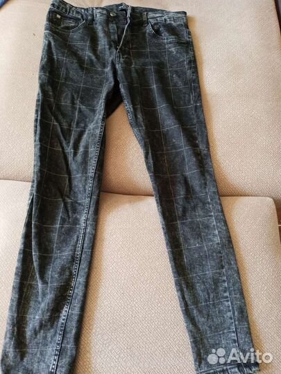 Джинсы Bershka стрейч, унисекс