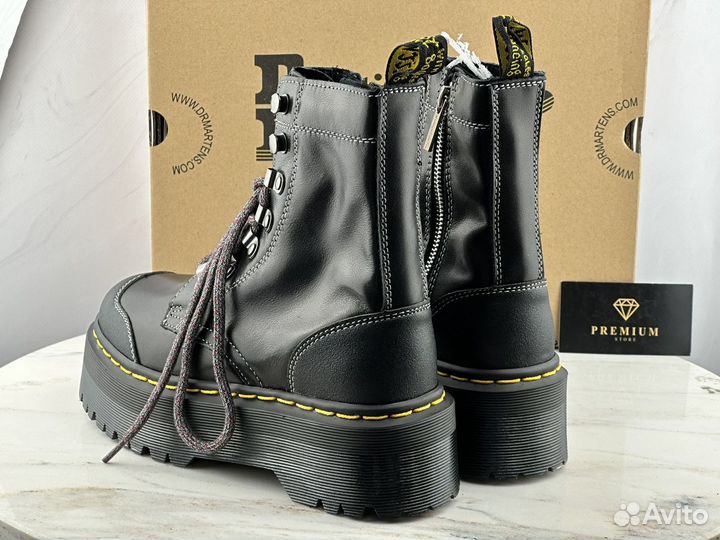 Ботинки Dr. Martens на платформе с молнией