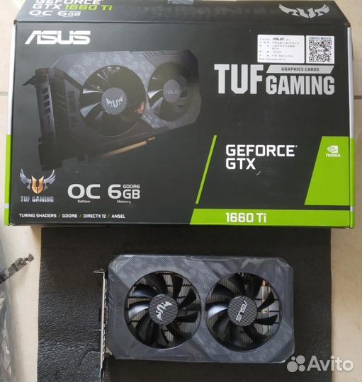 Видеокарта GTX-1060, GTX-1660