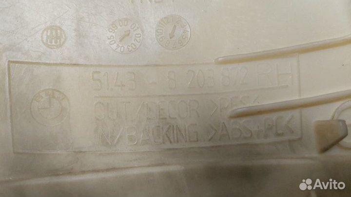 Обшивка стойки правая Bmw X5 E53