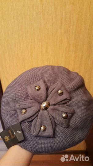 Берет шерстяной новый