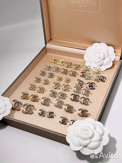 Сережки chanel в ассортименте