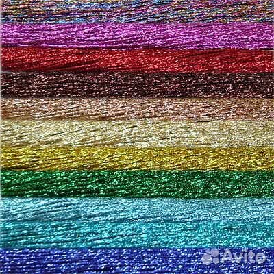 Gamma набор мулине N1 металлик 40x8 м. 20 цветов