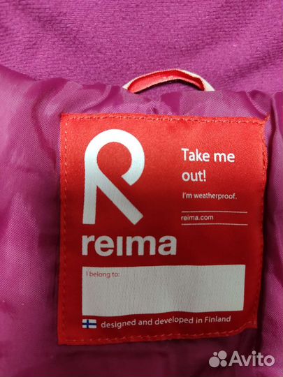 Комбинезон для девочки демисезонный reima 134