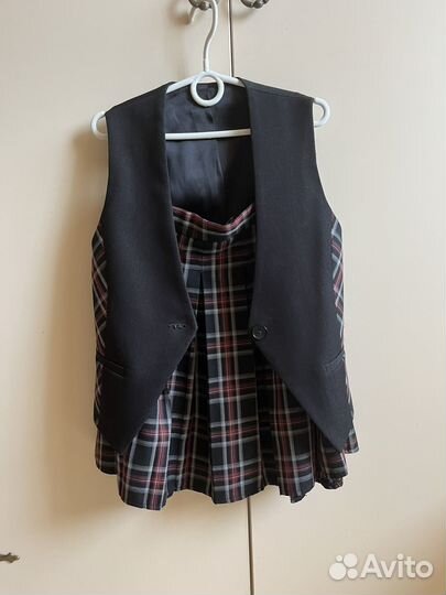 Школьная форма для девочки лига Deco Jeans Бордо