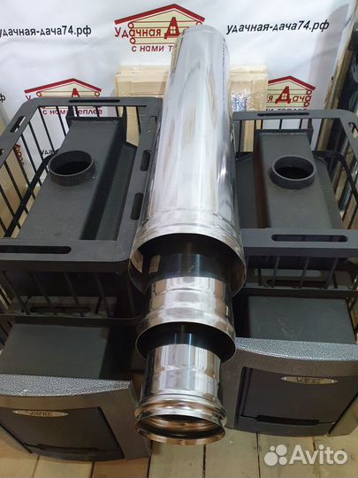 Труба для дымохода L-1м