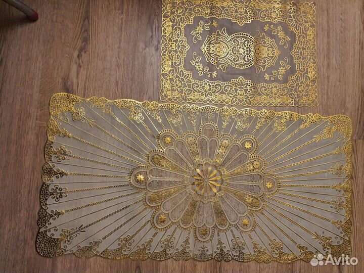 Силиконовая скатерть с кружевом