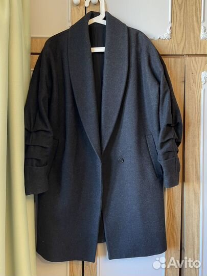 Трендовое пальто кокон 42-44