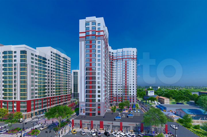 1-к. квартира, 36,2 м², 18/22 эт.