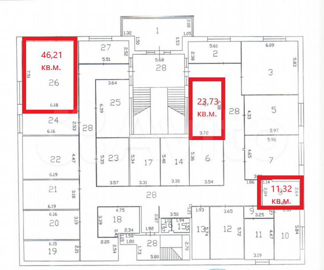 Свободного назначения, 11.32 м²