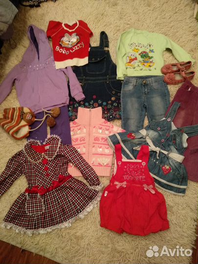 Вещи для девочки пакетом 2 - 4года