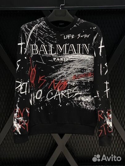 Свитшот Balmain черный