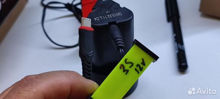 Зарядное шуруповерта 2s 4.8 v. 3s 12.6 v. 4s 14.8v