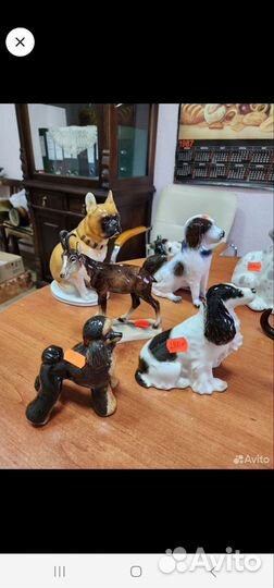 Советский фарфор собаки