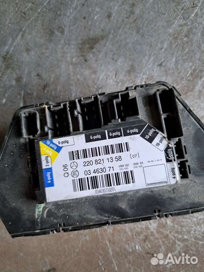 Блоки управления сидением задний Mercedes w220