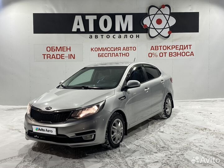 Kia Rio 1.4 МТ, 2017, 124 500 км