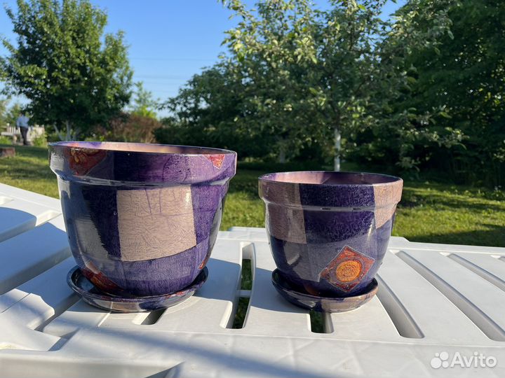 Горшки цветочные керамика