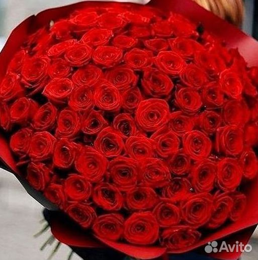 Розы высокие Доставка цветов