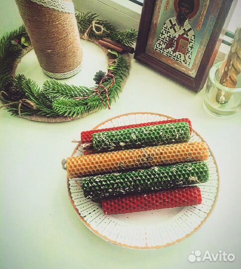 Программные свечи из вощины