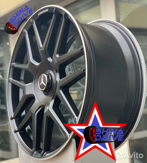 Диски Mercedes G R22 5x130 Black Matt Lip