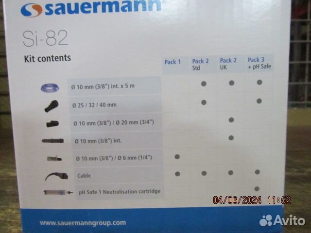 Насос помпа sauermann si-27,si-82 дренажные