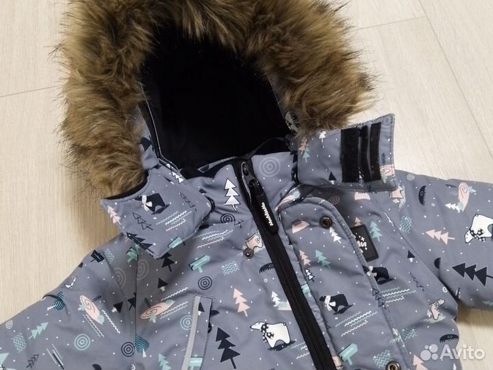 Зимний комбинезон на девочку, р. 86