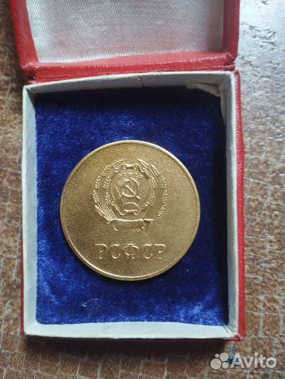 Золотая школьная медаль РСФСР