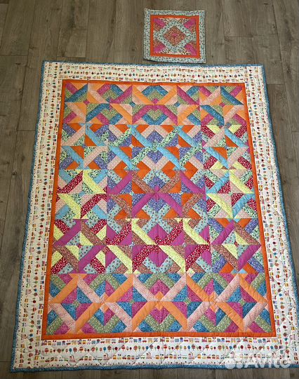 Покрывало печворк ручная работа