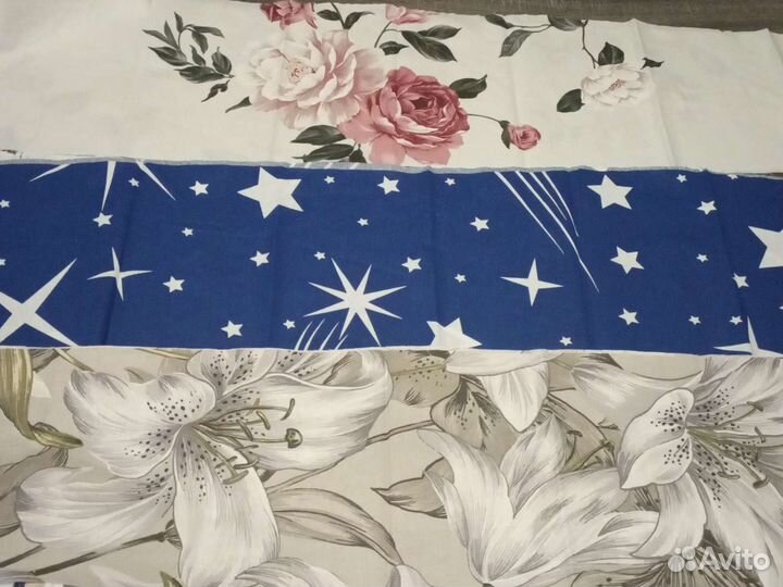 Ткань хлопок, лоскутное шитье, лоскут от кроя