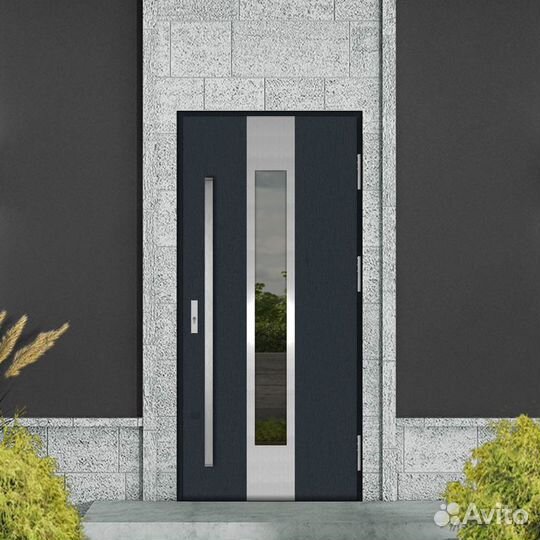 Уличная входная дверь с терморазрывом T6056