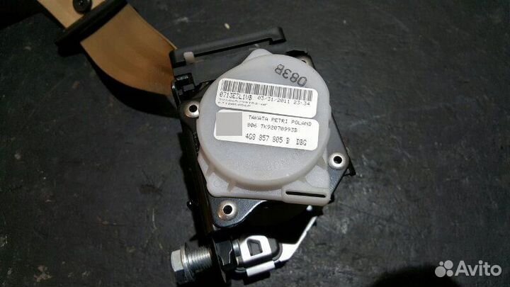 Ремень безопасности задний Audi A7 4G CGW 2011